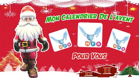 Calendrier De L Avent Pour Vous Sur Adopt Me Plein De Cadeaux Robux