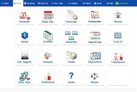 Programa gestión clínica Historias Clínicas Online