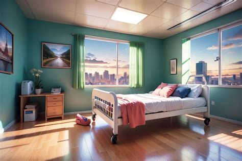 Premium AI Image | Hospital ward display architectural interior design ...