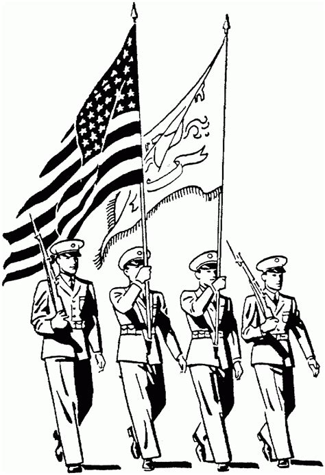 World War Ii In Pictures Veterans Day Coloring Pages