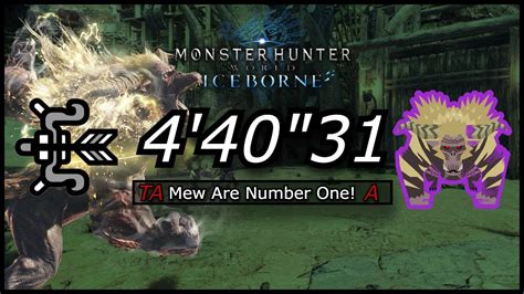 MHWI Xbox TA Rules Tempered Furious Rajang 4 40 Bow Solo YouTube