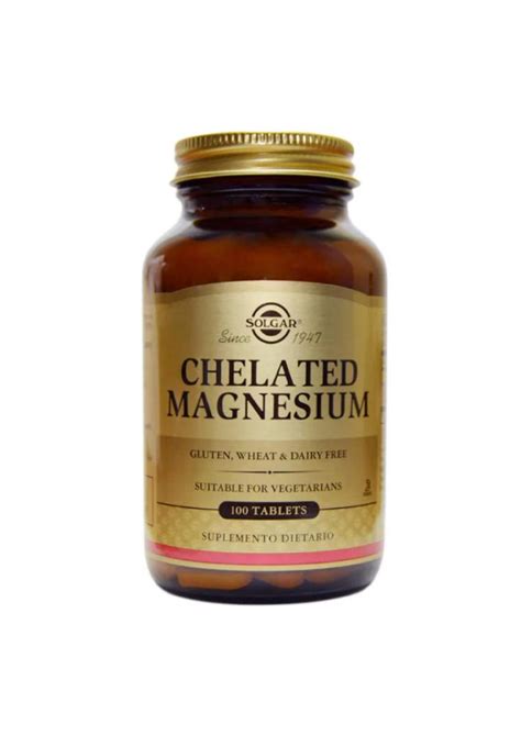 Chelated magnesiun 100 tabletas La Farmacia Biológica