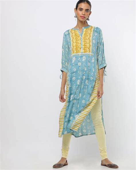 Floral Print Straight Kurta Jiomart