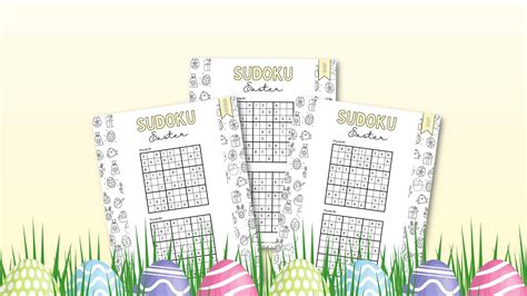 Easter Sudoku Puzzles Cute Free Printables SaturdayGift