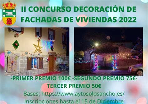 II CONCURSO DECORACION DE FACHADAS NAVIDEÑAS Ayuntamiento de Solosancho