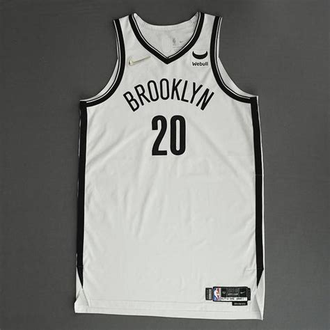 Day Ron Sharpe Brooklyn Nets Game Worn Association Edition Jersey