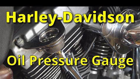 How To Fit A Harley Davidson Oil Pressure Gauge Youtube