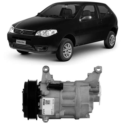 Compressor Ar Condicionado Fiat Palio 2013 A 2017 ACP219 Metal Leve Em