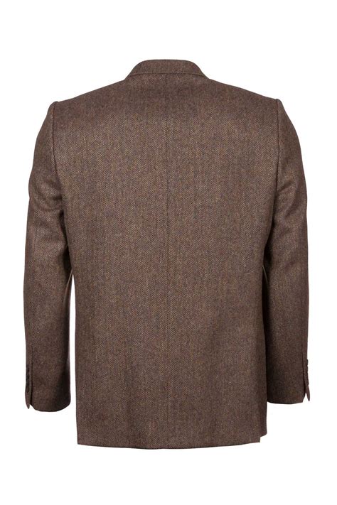 Mens Brown Herringbone Tweed Jacket Uk Tweed Blazer Rydale