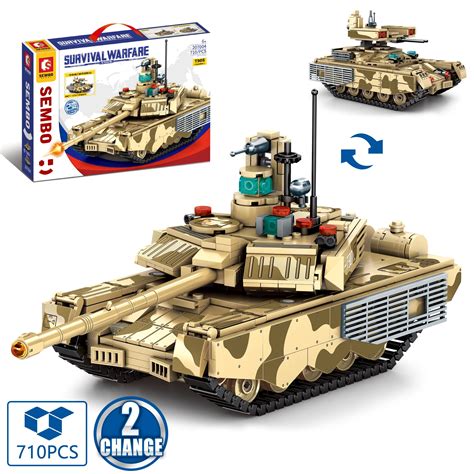 Free Shipping! SEMBO Survival Warfare Series Tank Model Building Block ...