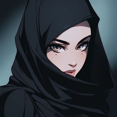 Anime Pfp Hijabi Anime Girl Anime Drawings Character Portraits