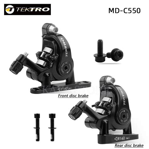 TEKTRO MD C550 Road Bike Disc Brake FM Flat Mount 160 140mm Dual Piston