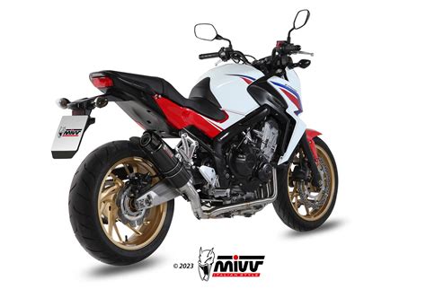 Honda Cb F Exhaust Mivv Gp Carbon With Carbon Cap H L Sc Mivv