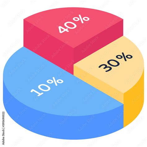 Round shape chart with infographics depicting doughnut graph Stock ...