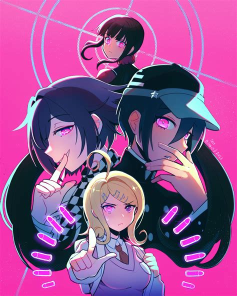 Oma Kokichi Saihara Shuichi Akamatsu Kaede And Harukawa Maki