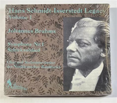 Hans Schmidt Isserstedt Legacy Vol Brahms Cd Arlecchino Arl Neuf