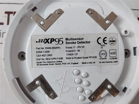 Apollo Xp95 Optical Smoke Detector Aeliya Marine