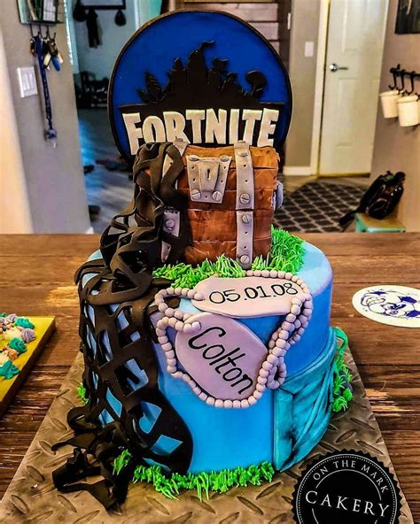 Fortnite Boy Birthday Cake