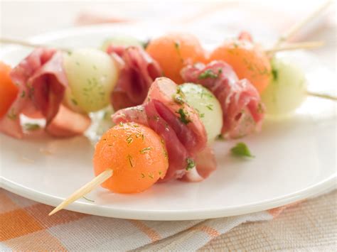 Spiedini Di Crudo E Melone Un Idea Diversa Per Un Classico Antipasto