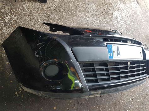 Renault Clio MK3 2009 2012 Front Bumper Black 676 185 Store Renault