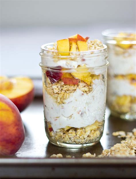 Peach Parfaits Naturally Sweetened And Easy Meal Prep Recipe