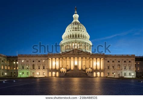 United States Capitol Building Night Capitol Stock Photo 2186488531 ...