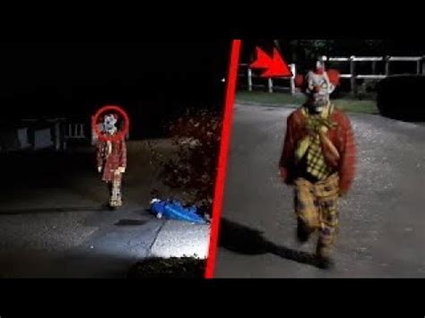 JE SURPREND UN CLOWN TUEUR EN PLEINE RUE ça tourne mal YouTube