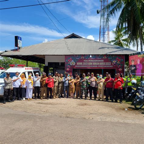 Polsek Mhs Dirikan Pos Pengamanan Jelang Natal Tahun Baru