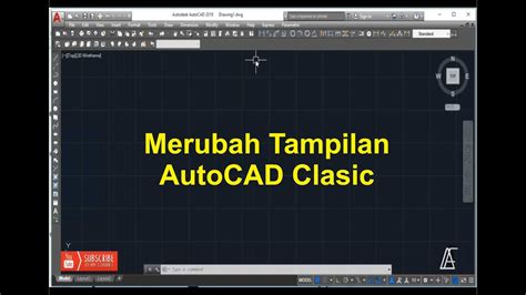 Cara Merubah Tampilan Autocad Menjadi Classic Bahasa Indonesia Part