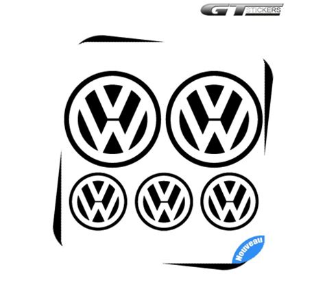 Kit Stickers Logo VW Volkswagen - Gamme 3M Pro - GTStickers