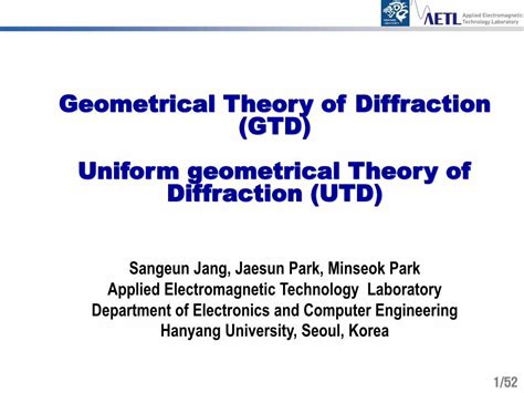 Pdf Geometrical Theory Of Diffraction Gtd Uniform Pdfslide Net