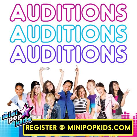 Singer Auditions for Kids in Toronto for Mini Pop Kids