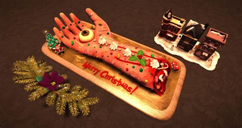 Yule Log Cake by KakeBroek on DeviantArt