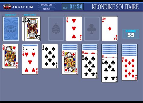 Klondike Solitaire (Classic) - Play Online on Flash Museum 🕹️