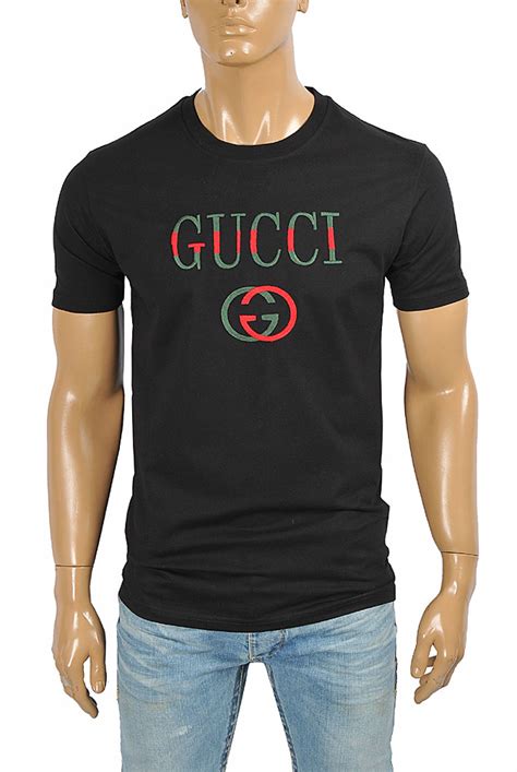 Mens Designer Clothes Gucci Cotton T Shirt With Front Print 272