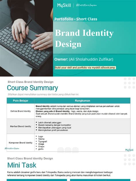 Mini Task Sc Graphic Design Ali S Z Brand Identity Design Desember 2023 Pdf