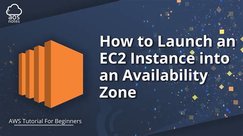 How To Launch An Ec2 Instance Into An Availability Zone Youtube