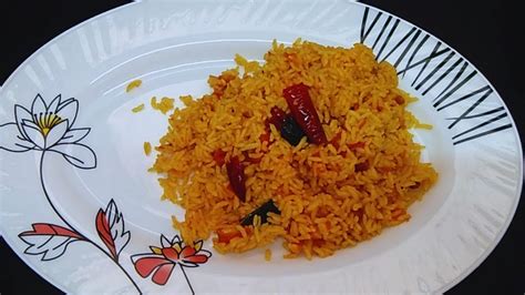 Tomato Rice Thalicha Thakkali Sadam Variety Rice Recipe Lunch Box Recipe Youtube