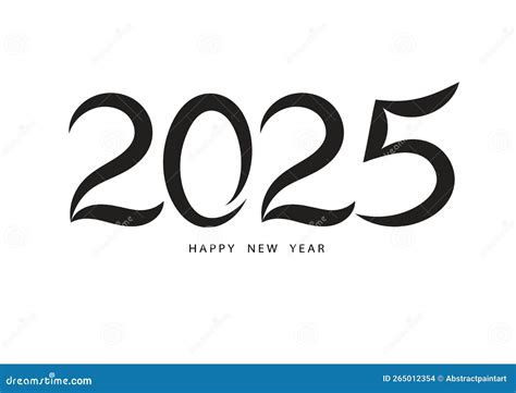 2025新年快乐黑色矢量图2025数字设计2025年矢量图插图黑色字母数字模板 向量例证 插画 包括有 欢乐 祝贺 265012354