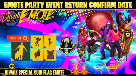 Diwali Special Emote Party Event Kab Aayega Emote Party Event