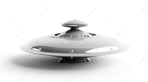 3d 렌더링 외계 선박 Ufo 개념 외계 우주선 또는 흰색 배경에 대해 비행 접시 비행 접시 외계인 배 유포 배경 일러스트