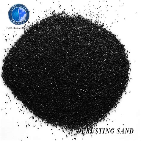 Black Beauty Coal Slag Abrasive Material For Mill Scale Off Surfaces