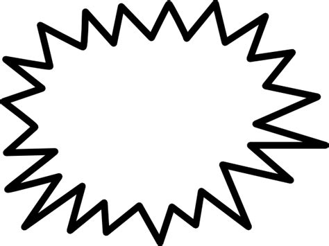 Starburst Outline Clipart Best