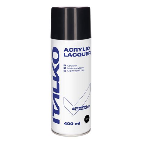 Italko Lakier Akrylowy Ml Spray Czarny Po Ysk Za Z Z