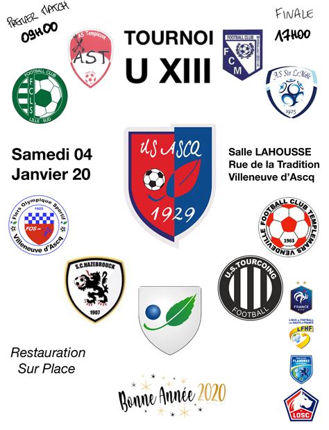 Actualit Tournoi U En Salle Club Football Union Sportive