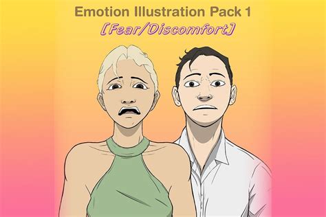 Fear Emotion Illustration Pack Graphic by aunlimitedx · Creative Fabrica