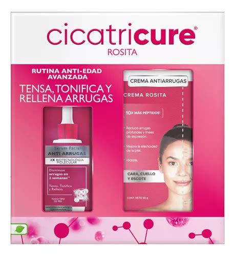 Cicatricure Sérum Antiarrugas 30ml Crema Rosita Antiarrugas 60g