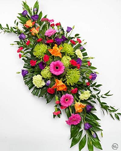 Vibrant Double Ended Spray Funeral Flowers London