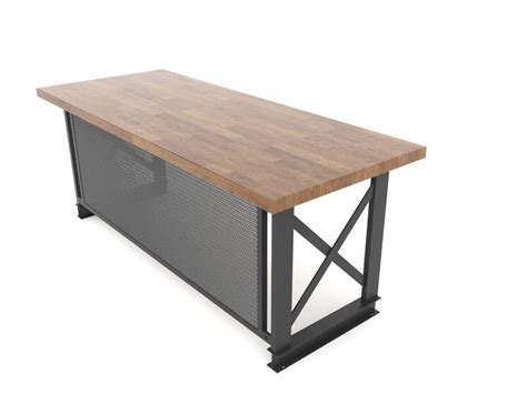 Iron Age Office Executive Carruca Desk