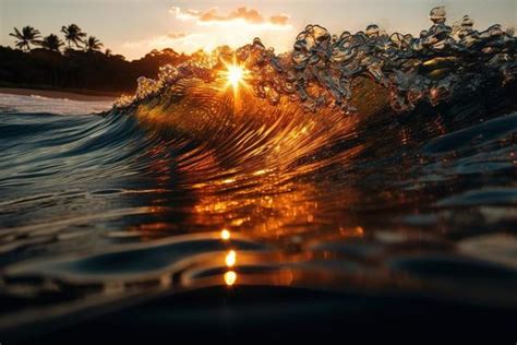 Sunset Waves Stock Photos, Images and Backgrounds for Free Download